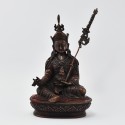 Hand Made Copper Alloy in Oxidation Finish 8.75" Guru Padmasambhava Statue