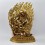 Hnad Made  Copper Alloy with Gold Gilded and Hand Painted Face 15.5" Hayagriva Statue