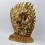 Hnad Made  Copper Alloy with Gold Gilded and Hand Painted Face 15.5" Hayagriva Statue
