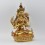 Hand Made Copper Alloy with Gold Gilded 12.5" Chenrezig /Avalokiteshvara Statue