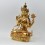 Hand Made Copper Alloy with Gold Gilded 12.5" Chenrezig /Avalokiteshvara Statue