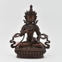 Hand Made Copper Alloy in Oxidation Finish 9" Vajrasattva / Dorjesempa Statue