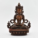 Hand Made Copper Alloy in Oxidation Finish 9" Aparamita Statue