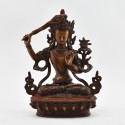 Hand Made Copper Alloy in Oxidation Finish 9" Manjushri / Jambiyang Statue