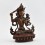 Hand Made Copper Alloy in Oxidation Finish 9" Manjushri / Jambiyang Statue