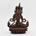 Hand Made Copper Alloy in Oxidation Finish 9" Vajrasattva / Dorjesempa Statue