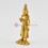 Machine Made Gold Plated Copper Alloy 6" Bodhisattva Maitreya - The Future Buddha Statue