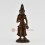 Machine Made Oxidized Copper Alloy 6" Bodhisattva Maitreya - The Future Buddha Statue