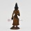 Machine Made Oxidized Copper Alloy 6" Bodhisattva Maitreya - The Future Buddha Statue