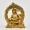 Machine Made  Gold Plated Copper Alloy 3.5" Vaisravana Statue