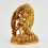 Machine Made  Gold Plated Copper Alloy 4.5" Vajrakilaya Statue