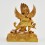 Machine Made  Gold Plated Copper Alloy 4.5" Vajrakilaya Statue