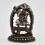 Machine Made Silver Plated Copper Alloy in Oxidation Finish 4.5" Eight Manifestations of Padmasambhava Statues Set