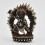 Machine Made Silver Plated Copper Alloy in Oxidation Finish 4.5" Eight Manifestations of Padmasambhava Statues Set