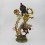 Hand Made Copper Alloy with Gold (Electro) and Silver Plated 16.5" Chintamani Lokeshwor Statue