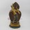 Hand Made Copper Alloy with Gold (Electro) and Silver Plated 14.5" Dancing Manjushri Statue