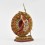 Hand Painted Lost Wax Method , Copper Alloy 5.25" Akash Yogini Statue