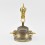 Five Metal Alloy Gold Plated Tibetan Dorje and Drilbu Set