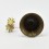 Five Metal Alloy Gold Plated Tibetan Dorje and Drilbu Set
