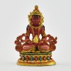 Machine Made, Hand Painted Copper Alloy with Gold Plated 2.25" Amitayus Buddha Statue