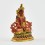 Machine Made, Hand Painted Copper Alloy with Gold Plated 2.25" Amitayus Buddha Statue