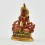 Machine Made, Hand Painted Copper Alloy with Gold Plated 2.25" Amitayus Buddha Statue