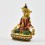 Machine Made, Hand Painted Copper Alloy with Gold Plated 2.5" Aparmita Buddha Statue