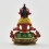 Machine Made, Hand Painted Copper Alloy with Gold Plated 2.5" Aparmita Buddha Statue