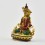 Machine Made, Hand Painted Copper Alloy with Gold Plated 2.5" Aparmita Buddha Statue