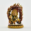 Machine Made, Hand Painted Copper Alloy with Gold Plated 2.75" Bajrapani Statue