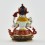 Machine Made, Hand Painted Copper Alloy with Gold Plated 2.25" Chenrezig Buddha Statue