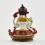 Machine Made, Hand Painted Copper Alloy with Gold Plated 2.25" Chenrezig Buddha Statue