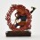 Machine Made, Hand Painted Copper Alloy with Gold Plated 2.75" Vajrapani  Statue