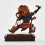 Machine Made, Hand Painted Copper Alloy with Gold Plated 2.75" Vajrapani  Statue