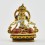 Machine Made, Hand Painted Copper Alloy with Gold Plated 2.75" Vajrasattva Statue