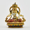 Machine Made, Hand Painted Copper Alloy with Gold Plated 2.75" Vajrasattva Statue