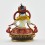 Machine Made, Hand Painted Copper Alloy with Gold Plated 2.75" Vajrasattva Statue