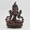 Hand Made Fine Quality Copper Alloy in Oxidation Finish 8.75” Green Tara / Drolma Statue