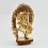 Hand Made Copper Alloy with Partly Gold Gilded 8" Magic Labdron / Damaru Jogini Statue