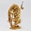 Hand Made Copper Alloy with 24 Karat Gold Gilded 7.5" Vajravarahi Jogini Statue