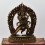 Tibetan Buddhist Religious Copper Alloy in Oxidation Finish 7.75" Copper Chakrasamvara Statue