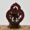 Machine Made with Hand Finishing Touch Silver Plated Oxidized Copper Alloy 5.75"  Maitreya Buddha Statue
