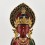 Hand Made Gold Gilded Copper Alloy Painted 16" Aparamita Statue