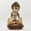 Hand Made Gold Gilded Copper Alloy Painted 15.5" Vajrasattva / Dorjesempa Statue