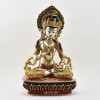 Hand Made Gold Gilded Copper Alloy Painted 15.5" Vajrasattva / Dorjesempa Statue