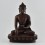 Hand Made Copper Alloy in Oxidation Finish 10.5" Shakyamuni Buddha Statue