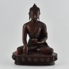 Hand Made Copper Alloy in Oxidation Finish 10.5" Shakyamuni Buddha Statue