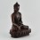 Hand Made Copper Alloy in Oxidation Finish 10.5" Shakyamuni Buddha Statue