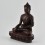 Hand Made Copper Alloy in Oxidation Finish 10.5" Shakyamuni Buddha Statue