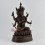 Hand Made Copper Alloy in Oxidation Finish 15" Ushnishavijaya Statue